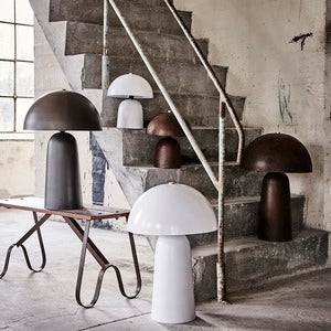 Tischlampe Fungi S White
