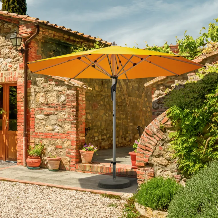 Fortero 350 cm sonnenschirm alu Cat.2 158 Off white