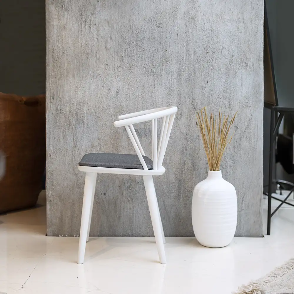 Edda Dining Chair weiß 2er-Pack