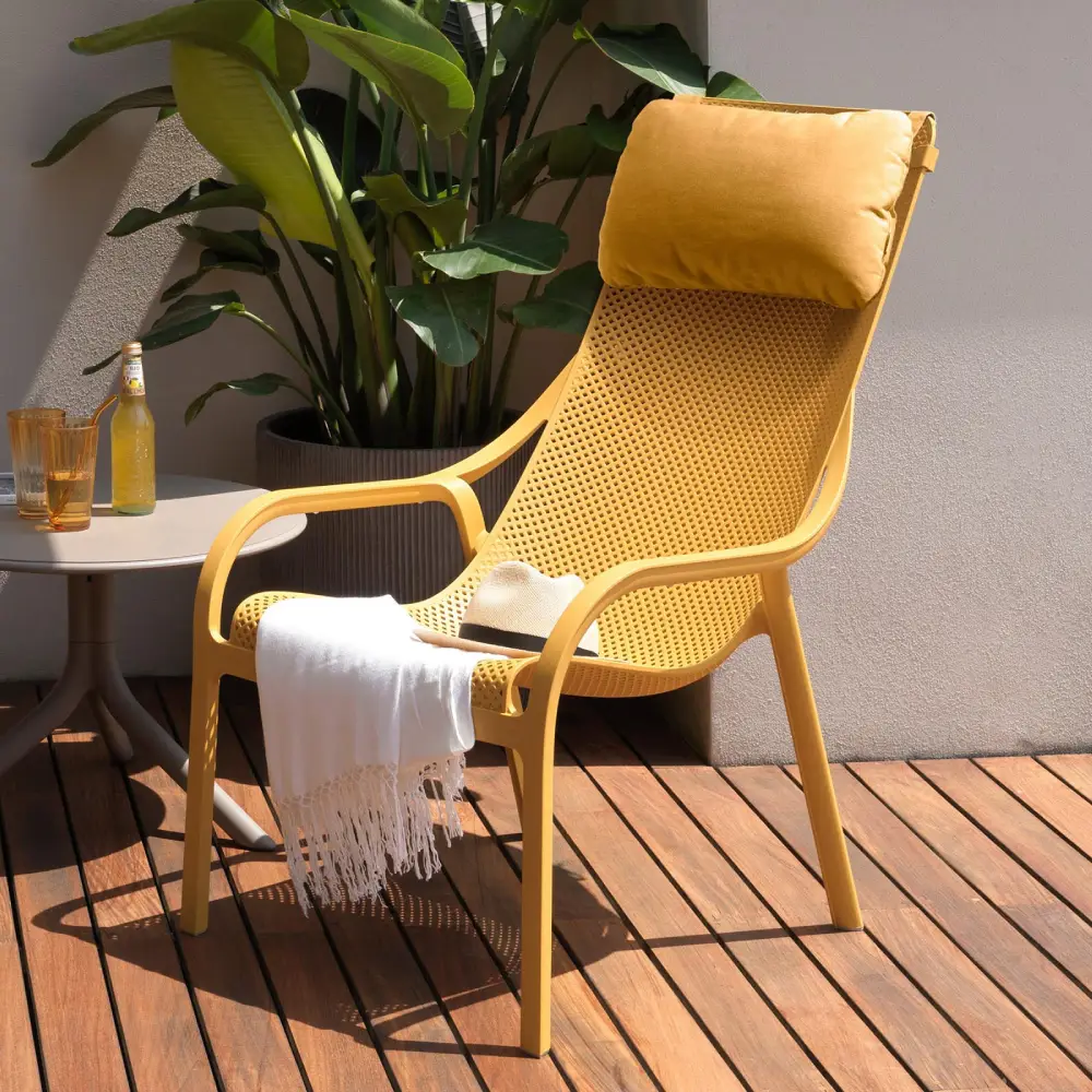 Kissen für Mesh Lounge Chair senf