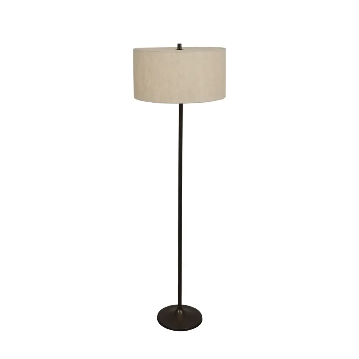 Soft Stehleuchte Ø 44, Naturleinen/Metallic-Bronze