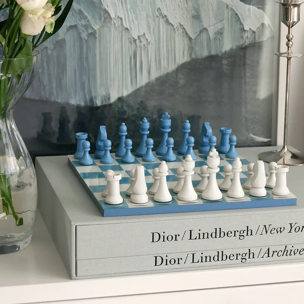Schach Classic Dusty Blue