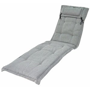 Canyon dünne Sonnenliege Kissen strukturiert dralon Titanium Grey