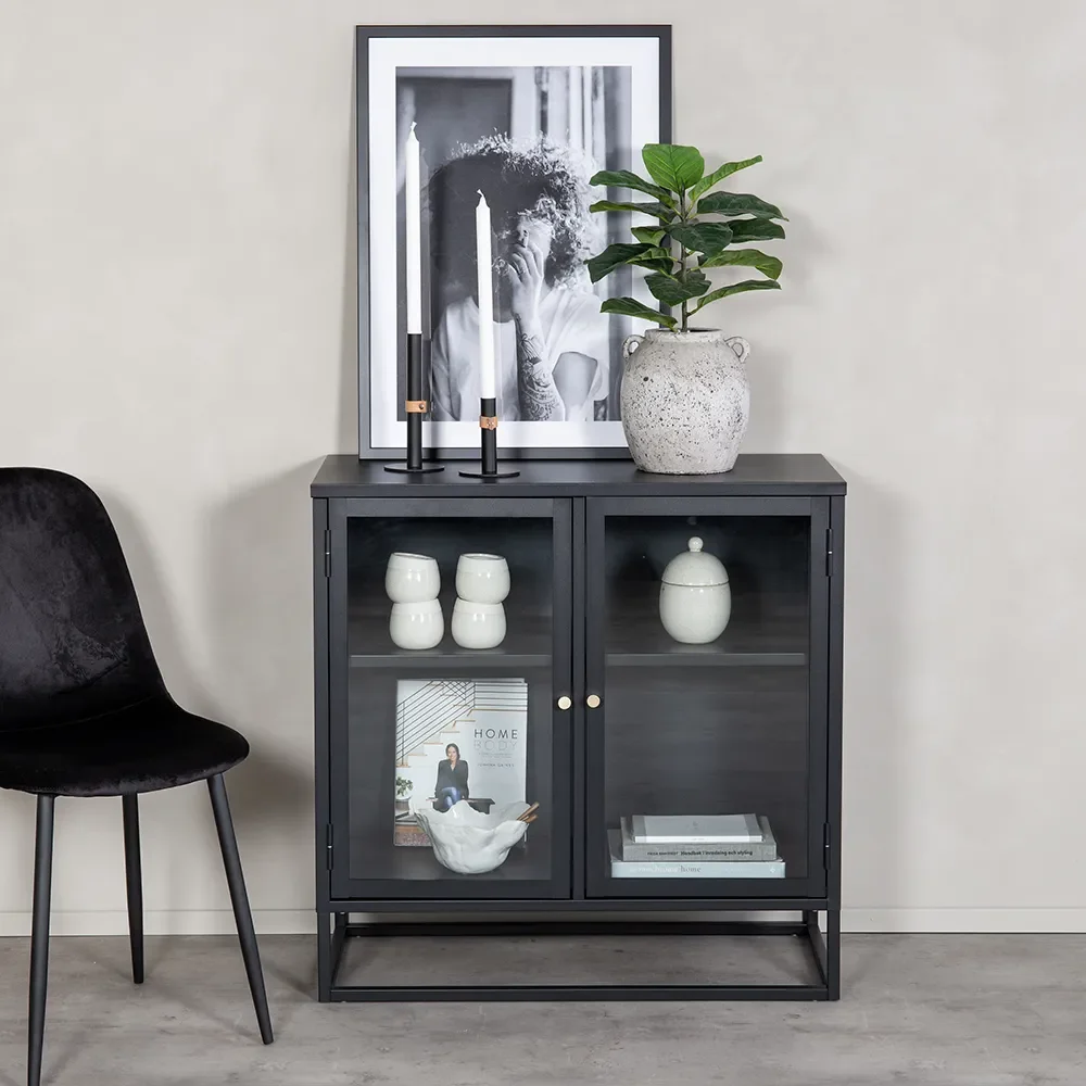 Bakal Schrank 85x85 cm Schwarz