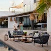 Ocean Lounge Chair dunkelgrau Soft Rope
