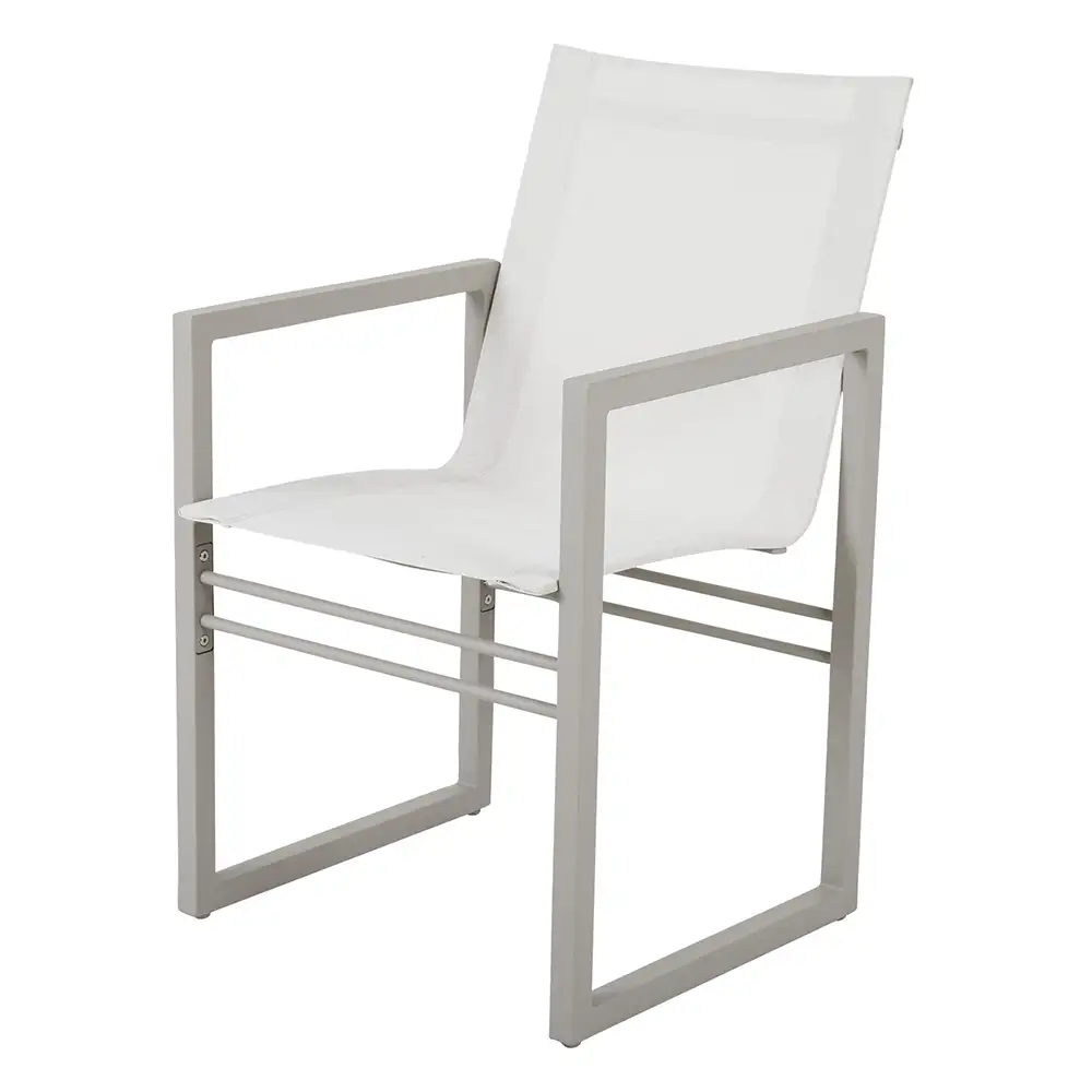 Vevi Sessel khaki/weiß