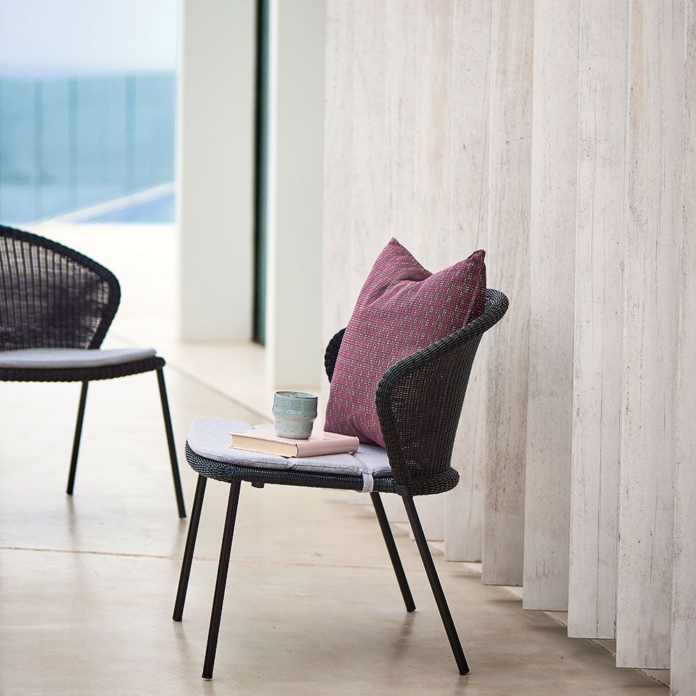 Stripe Ornamental Kissen 52X32 Multi Rosa