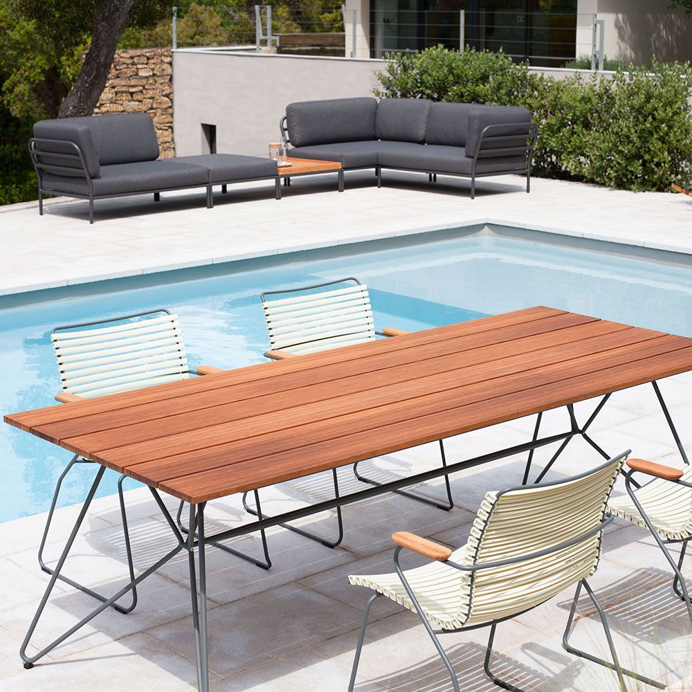 Level Couchtisch 41x81 cm Grau Aluminium