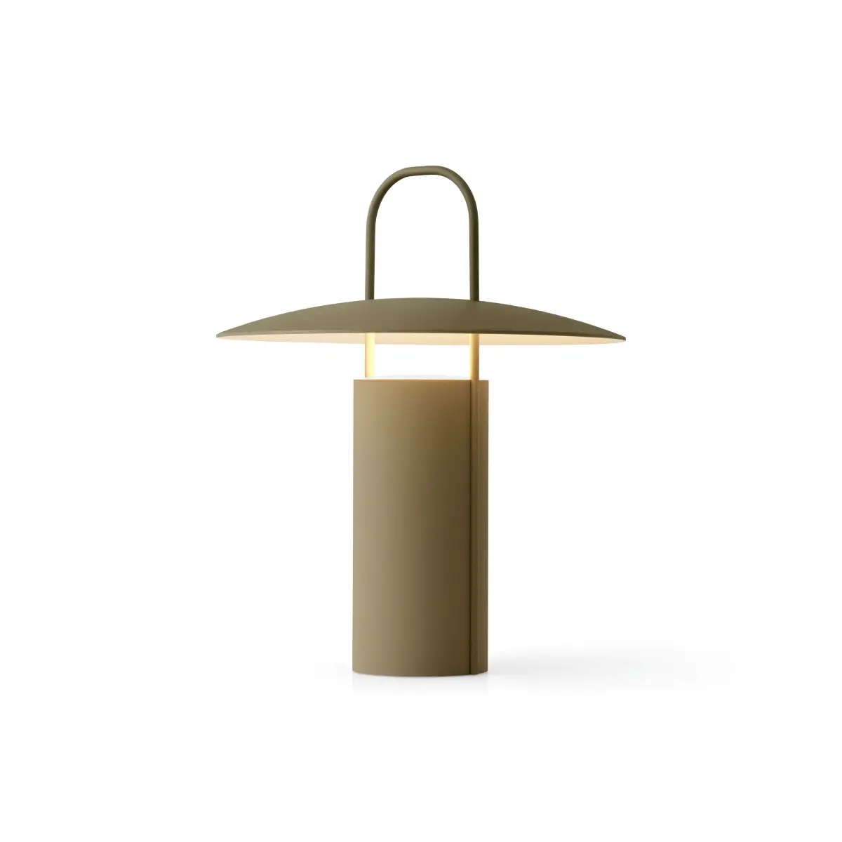 Ray Tragbare Lampe Aluminium Dusty Green