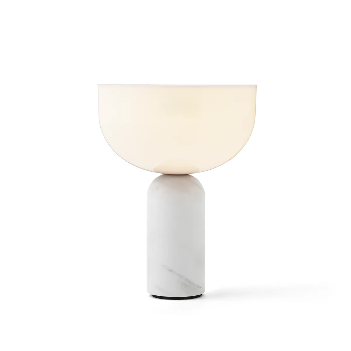 Kizu Tragbare Tischleuchte Weiß Marble