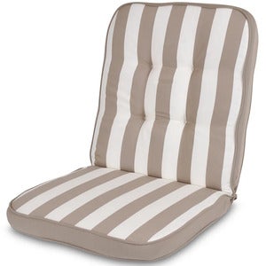 Hoch woodline Kissen Taupe gestreift