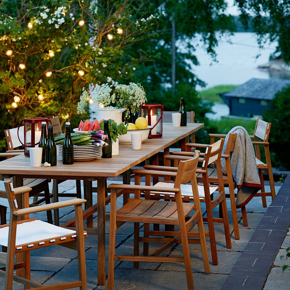 Djurö Teak-Esstisch 100 X 85