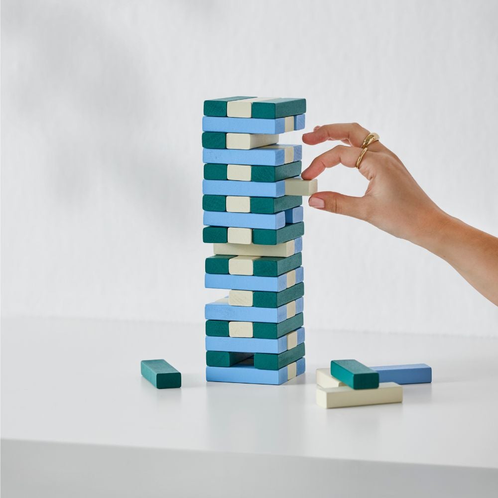 Play - Tumbling Towers, Green/Blue