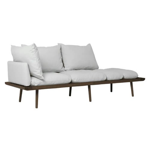 Lounge Around 3-Sitzer-Sofa Dark Oak/Sterling
