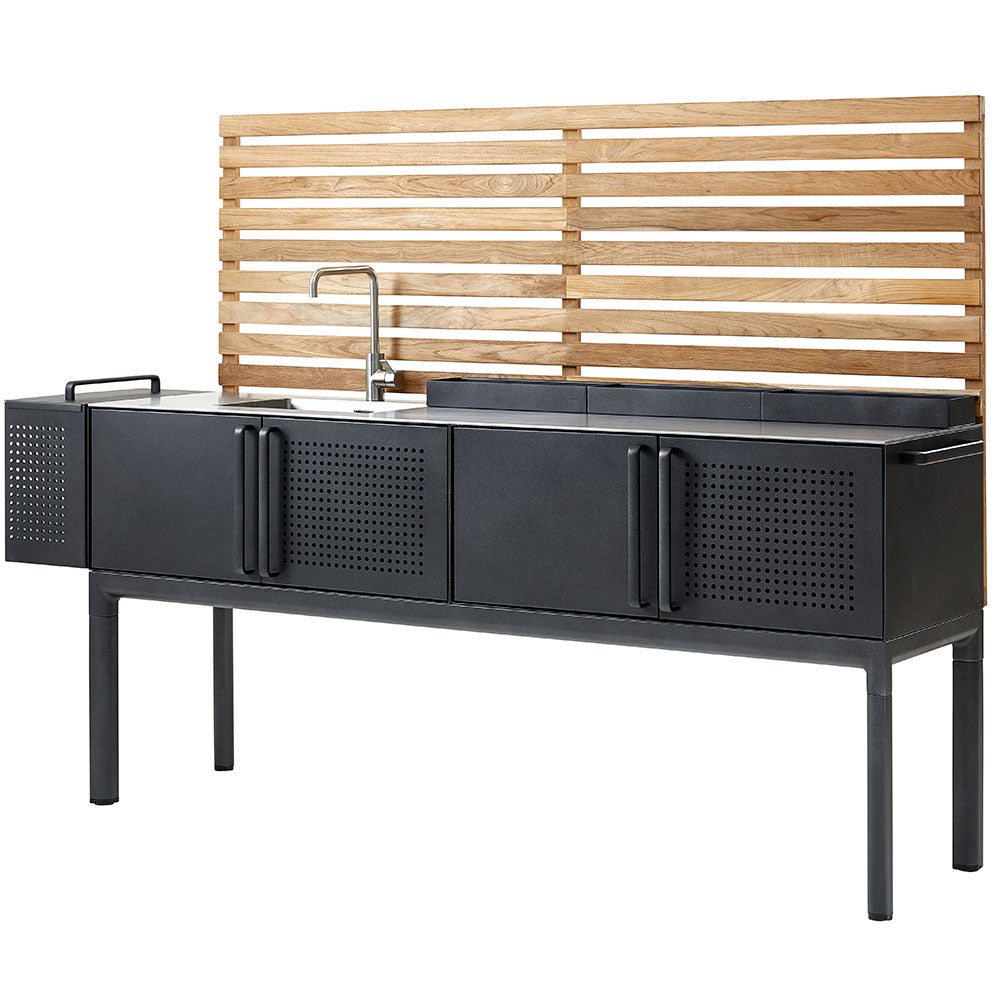 Drop Outdoor Küche Lava Grau Inkl.