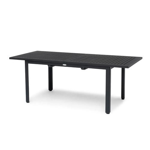 Nydala Esstisch 96x200/280 cm schwarz