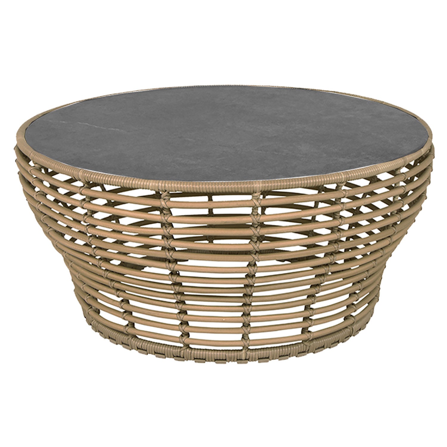 Basket Couchtisch 95 cm Künstliches Rattan