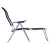 Spaghetti Fußstütze blau matt Aluminium