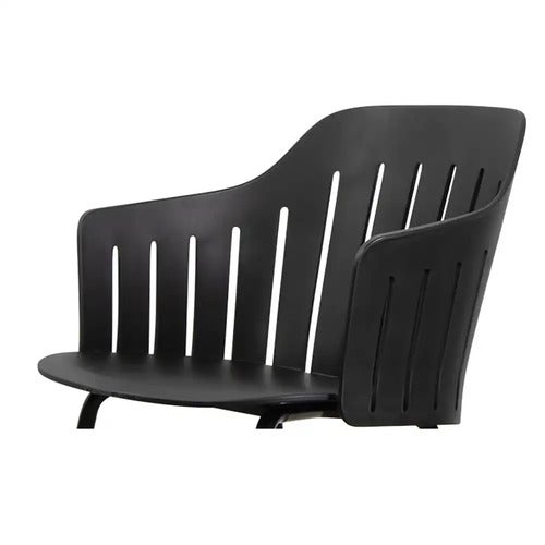 Choice der Stuhlschale INDOOR/OUTDOOR Schwarz, 100% recyceltes Polypropylen