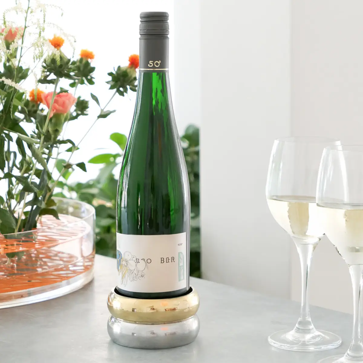 Marriage Kerzenständer Messing/Silber