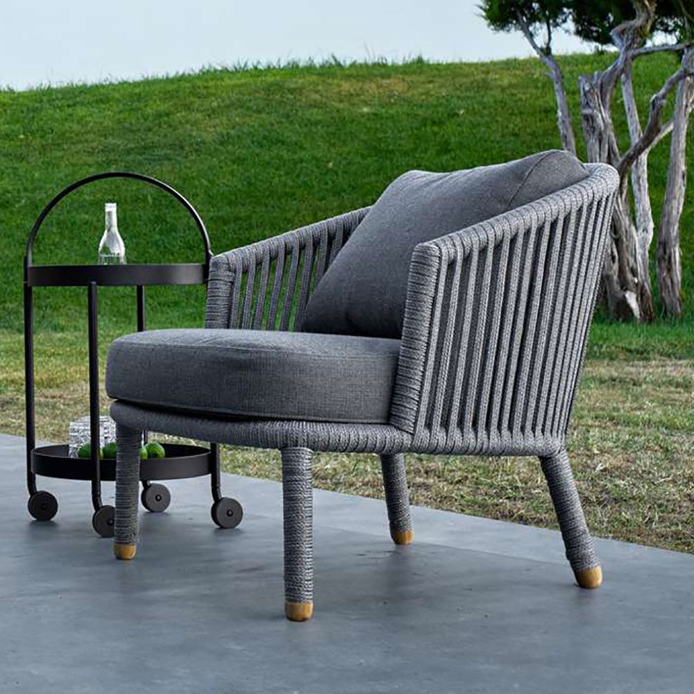 Roll Trolley / Beistelltisch Lava Grau