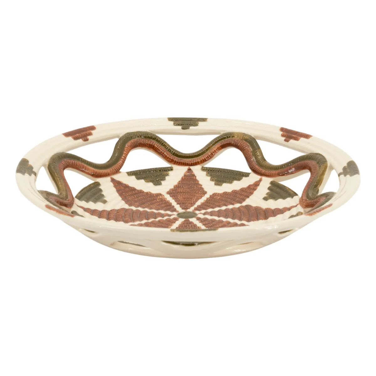 Vloom Schale 29,5x29,5x6,8 cm Steingut Multicolour