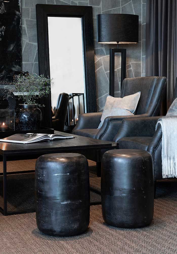 Lorenzo Beistelltisch 32 cm Schwarz