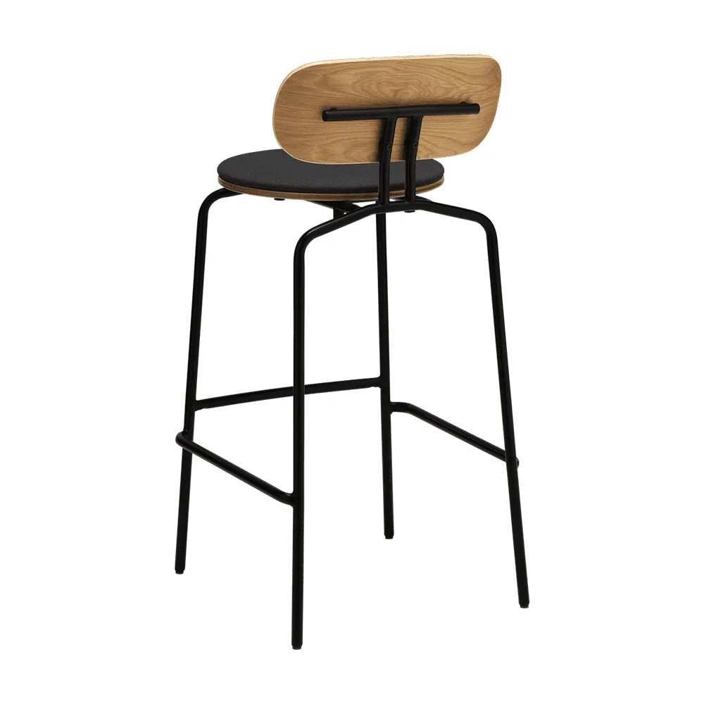 Curious Barhocker Eiche/Schwarz Shadow