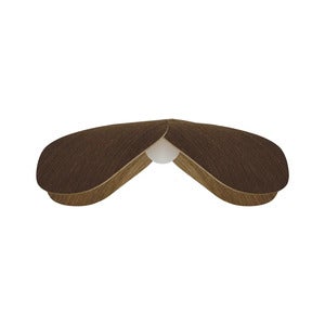 Lampenschirm Forget Me Not Large aus dunkel Eiche