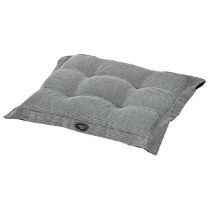 Canyon Sitzkissen dick 42x45 cm strukturiert dralon Titanium grau
