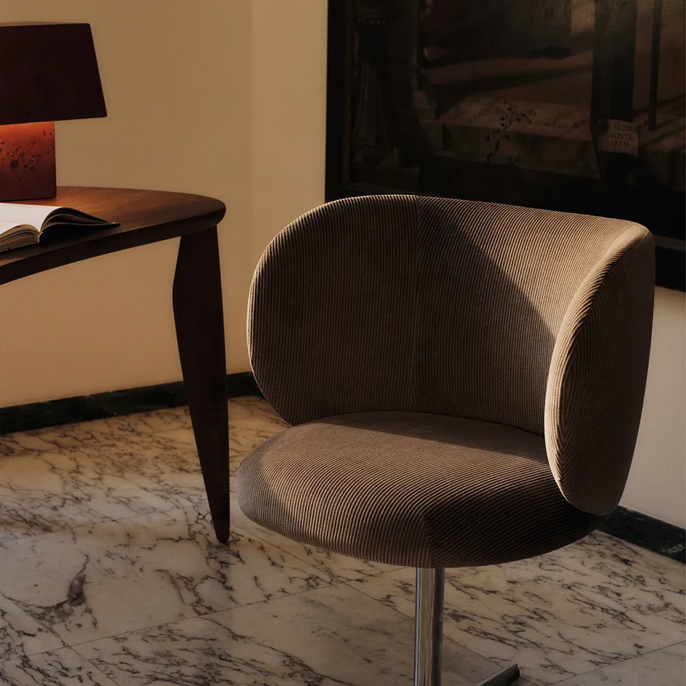 Tisch Feve aus Walnuss