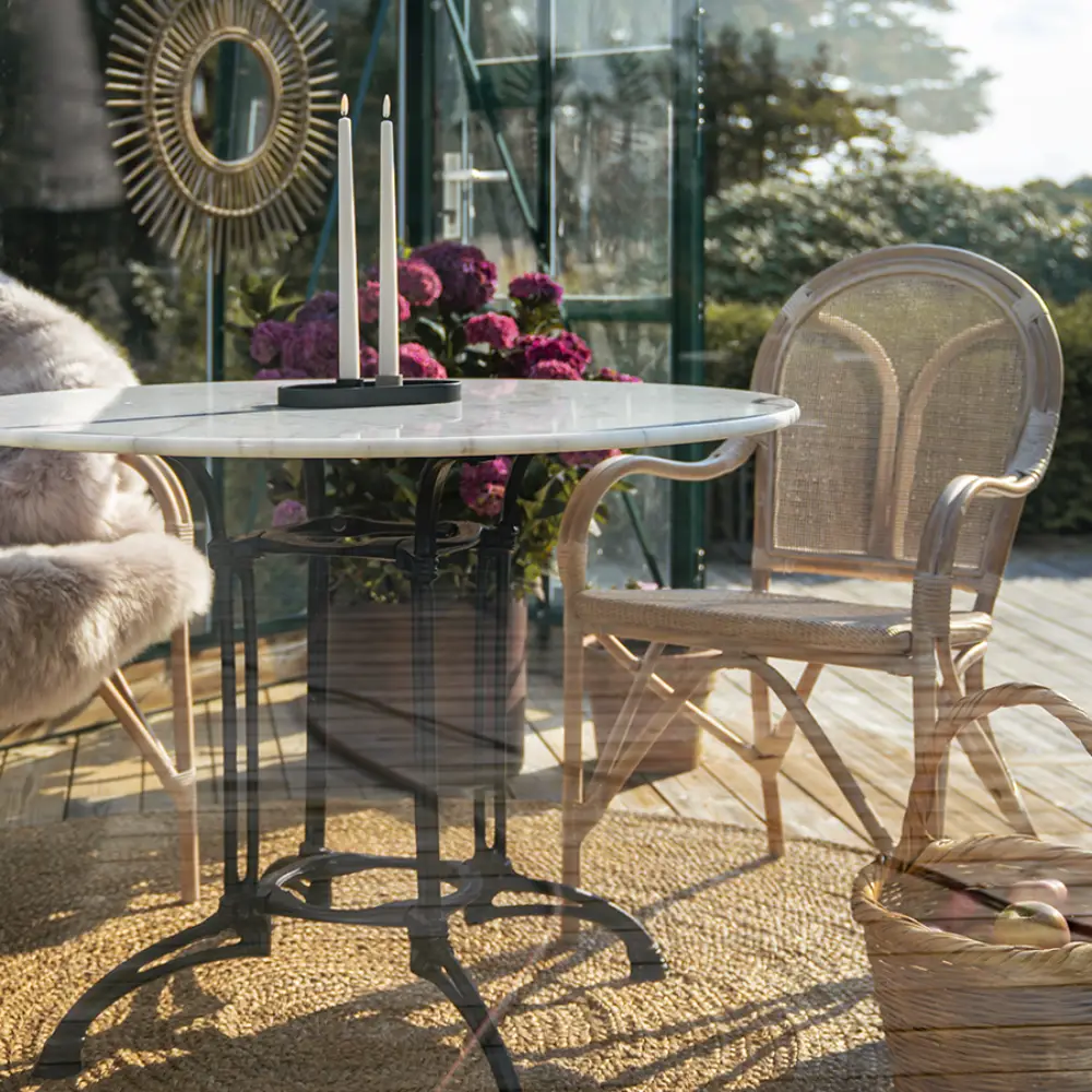 Caféstuhl Silja Grau