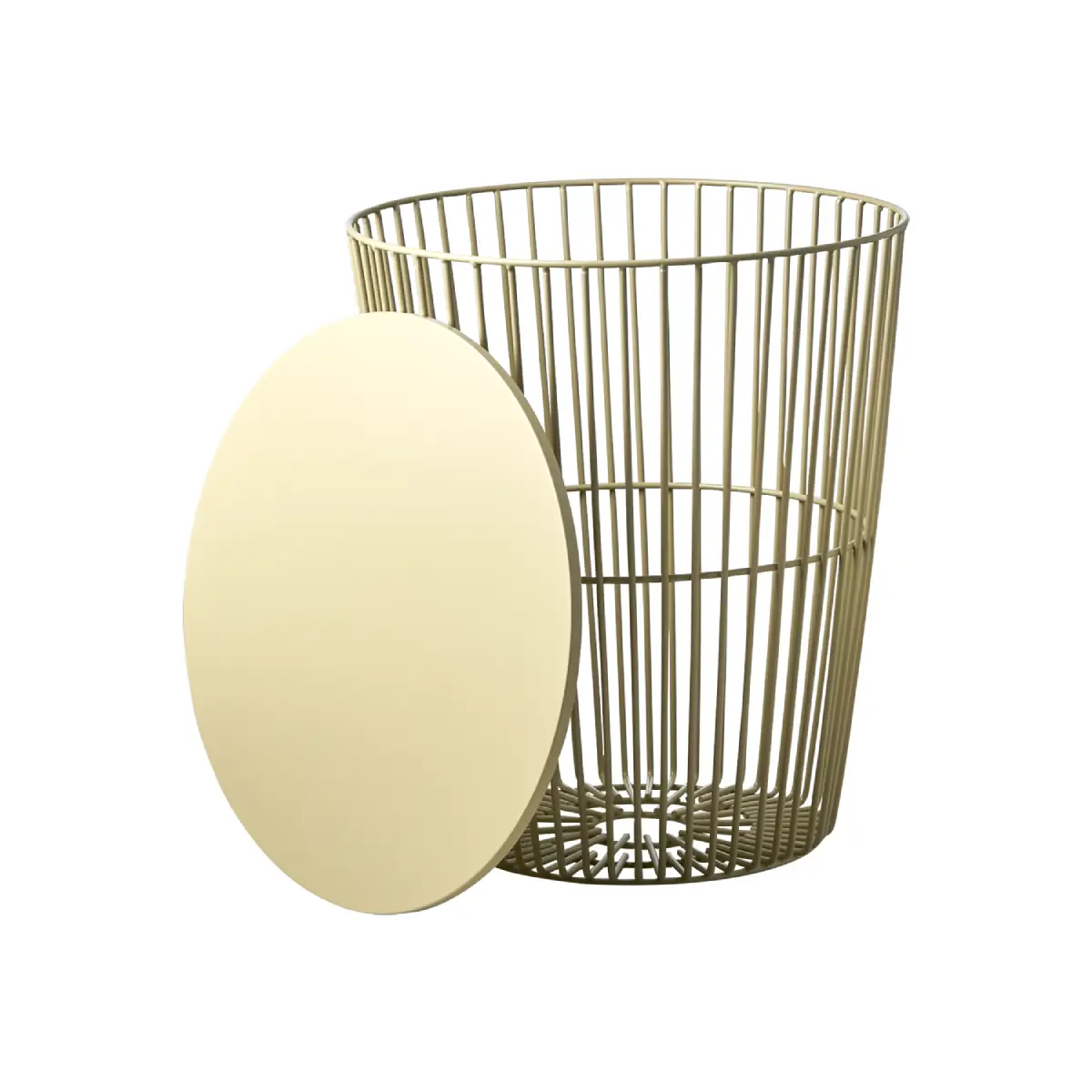  MARSTRAND Sofatisch/Korb Beige Ø40xH45 cm