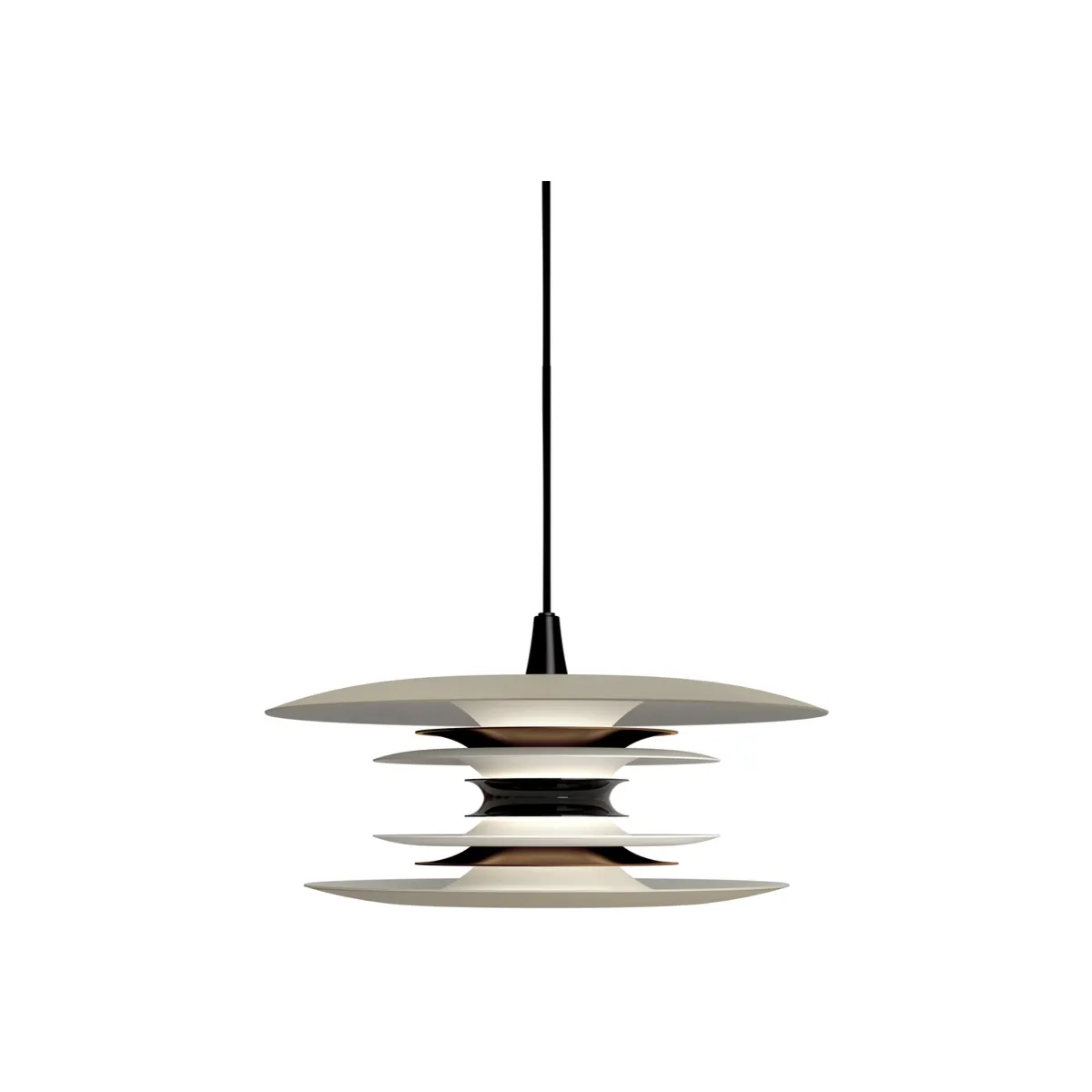 Diablo Pendelleuchte Ø40xH15,6 cm Metall Sand/Bronze metallic