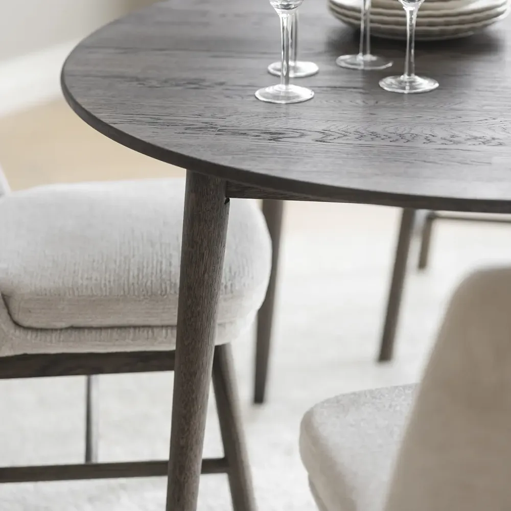 Tyler ovaler Esstisch 170-210x705 cm braune eiche