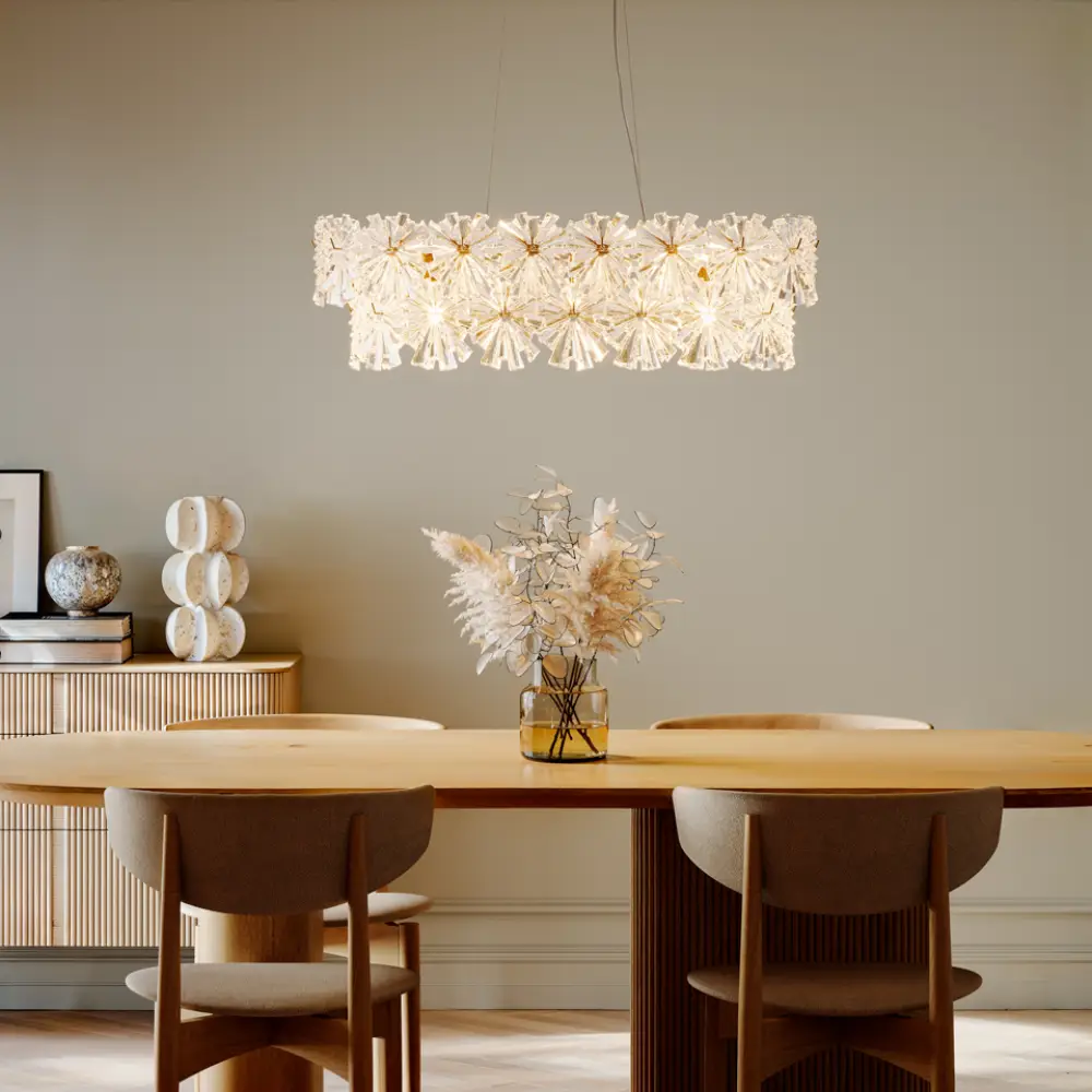 Lorraine Deckenleuchte L75cm Messing/klar