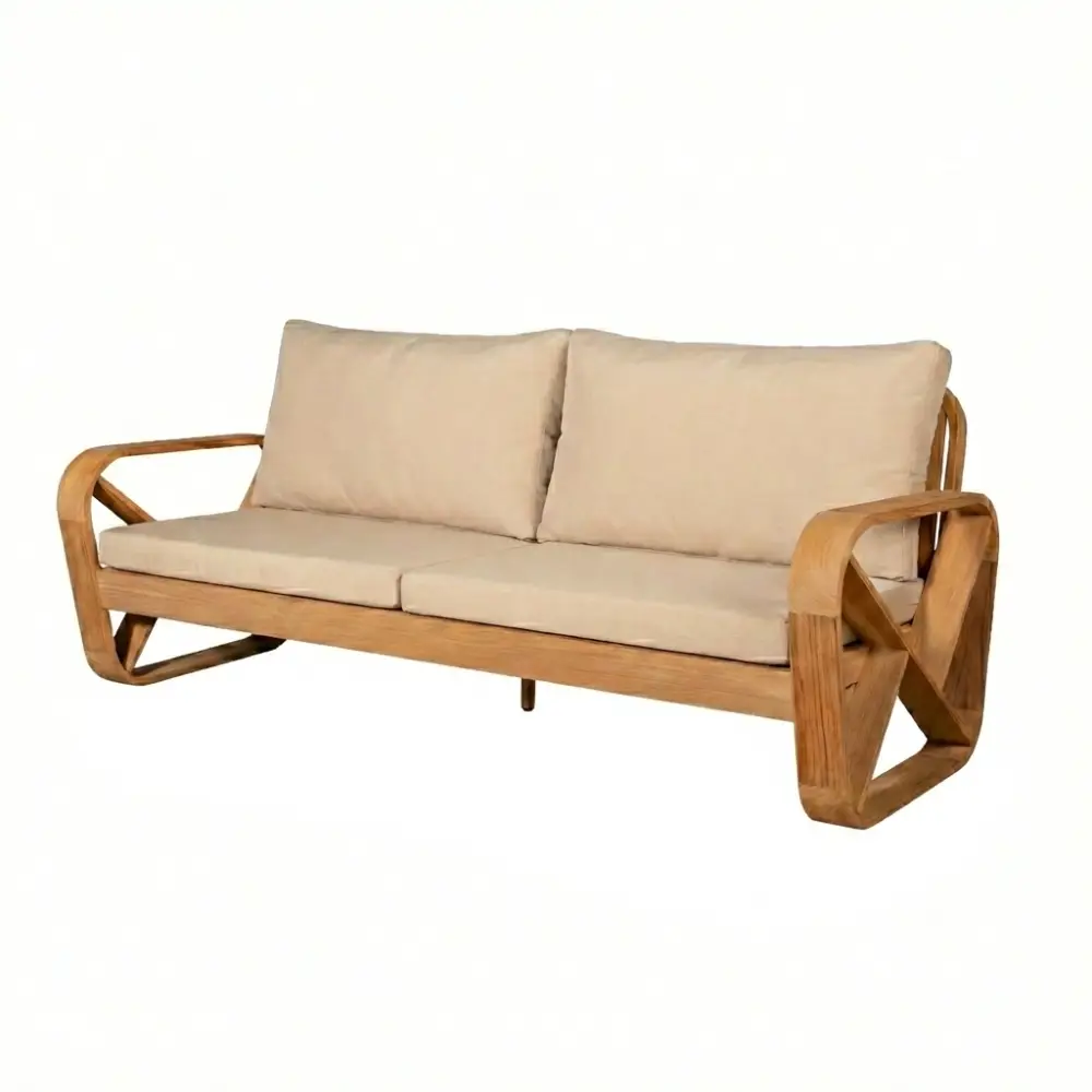 Bålamöllan 3-Sitzer Loungesofa inkl. Kissen Beige
