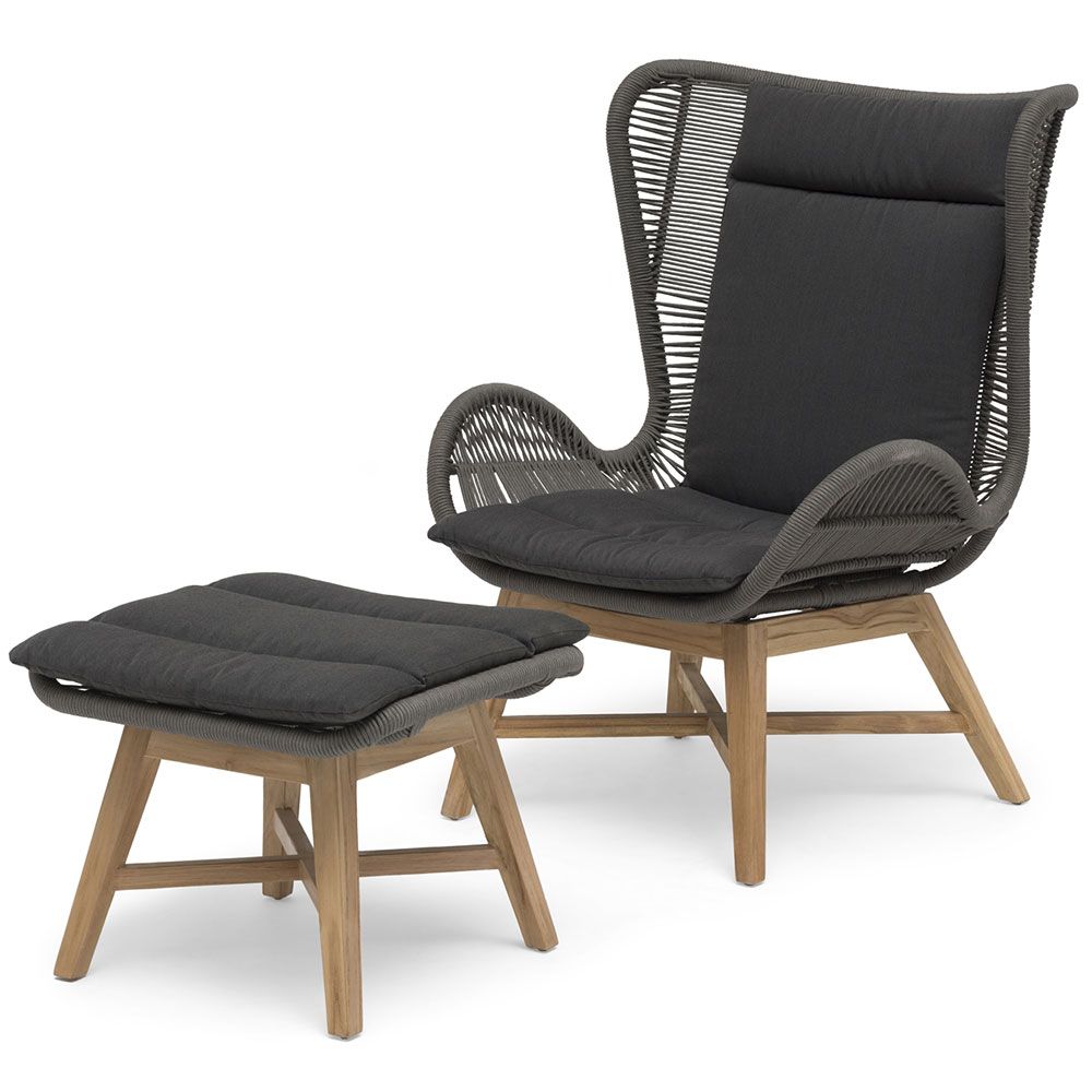 Himmelsnäs Liegestuhl Grau 