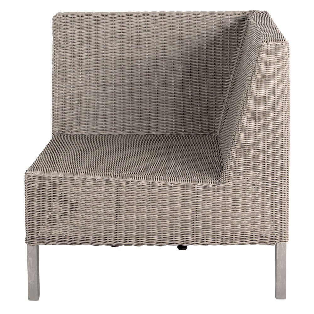Connect Dining Lounge Eckmodul Taupe, Weave 