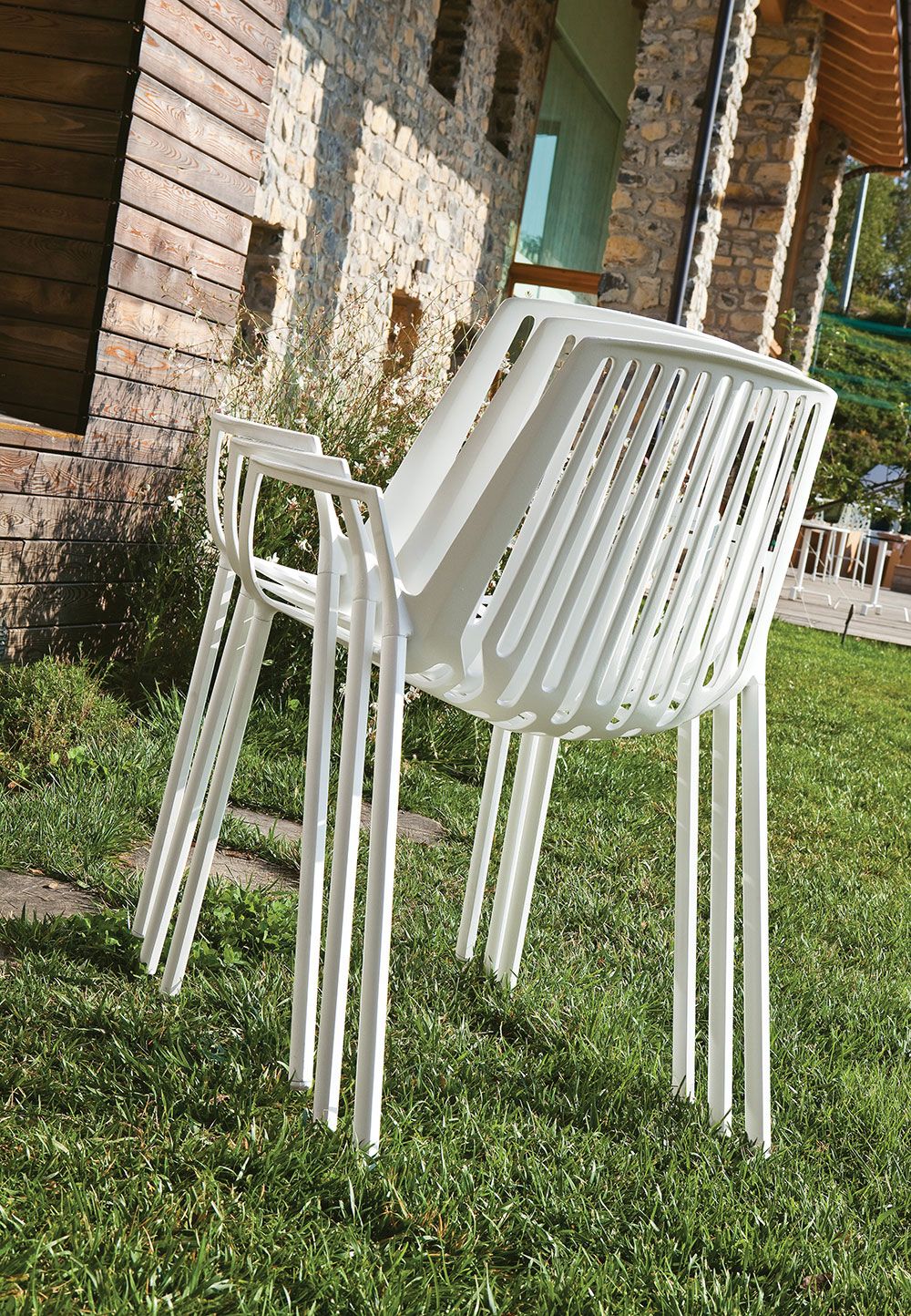 Rion Armlehnstuhl perlgold