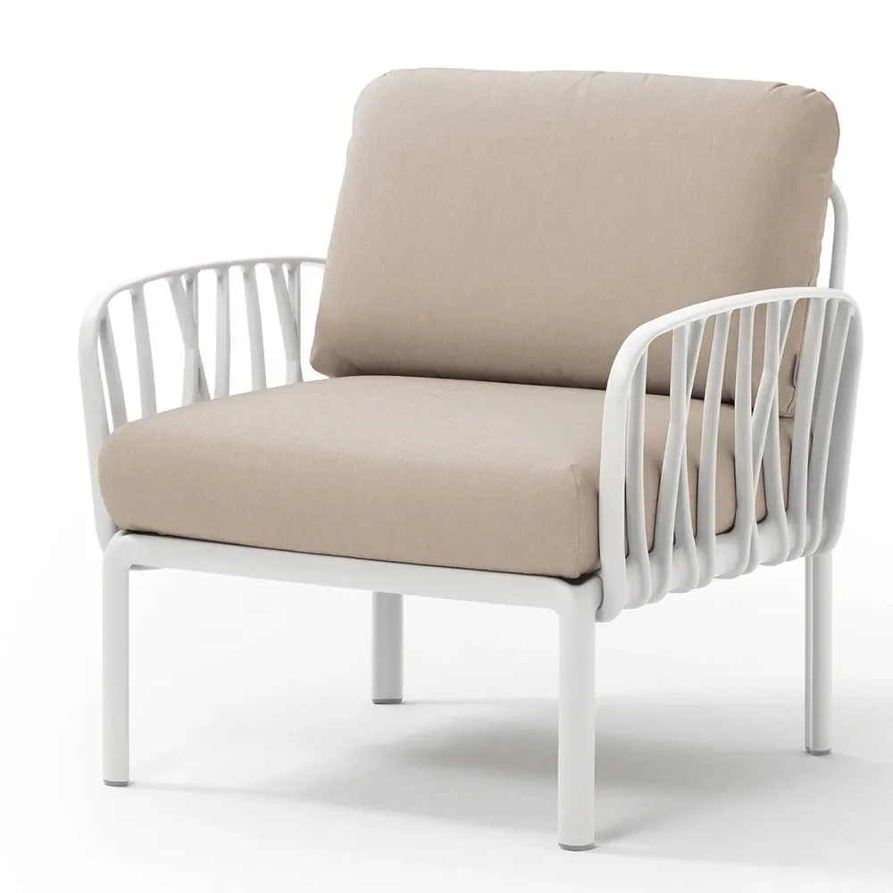 Komodo Sessel Weiß - Canvas Sunbrella
