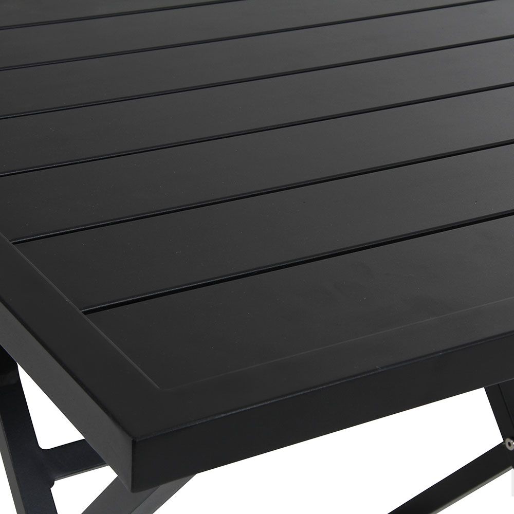 Wilkie Klapptisch 72x120 cm schwarz