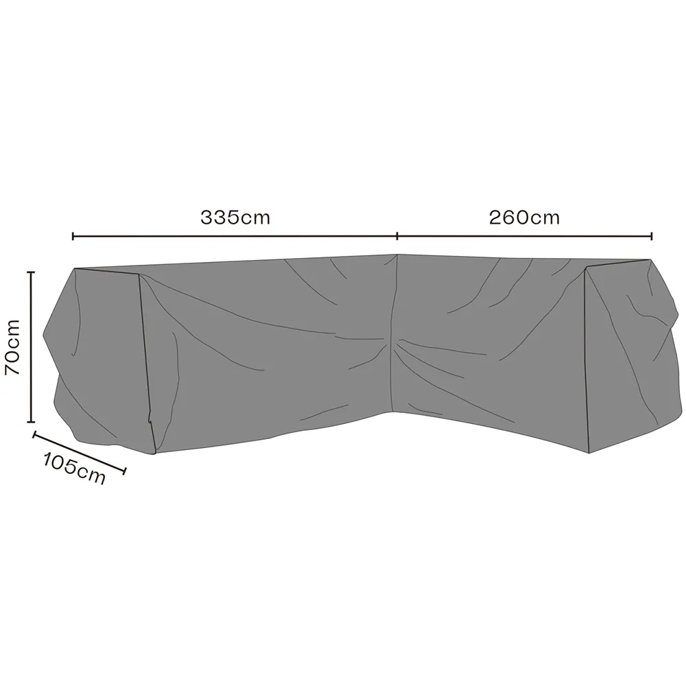 Möbelbezug Ecksofa 260/335x70 cm Premium