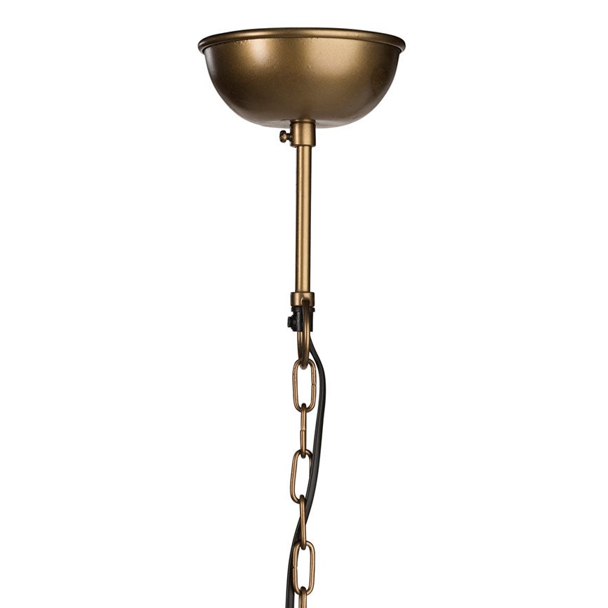 Schlanke Stadtkette Messing 80 cm