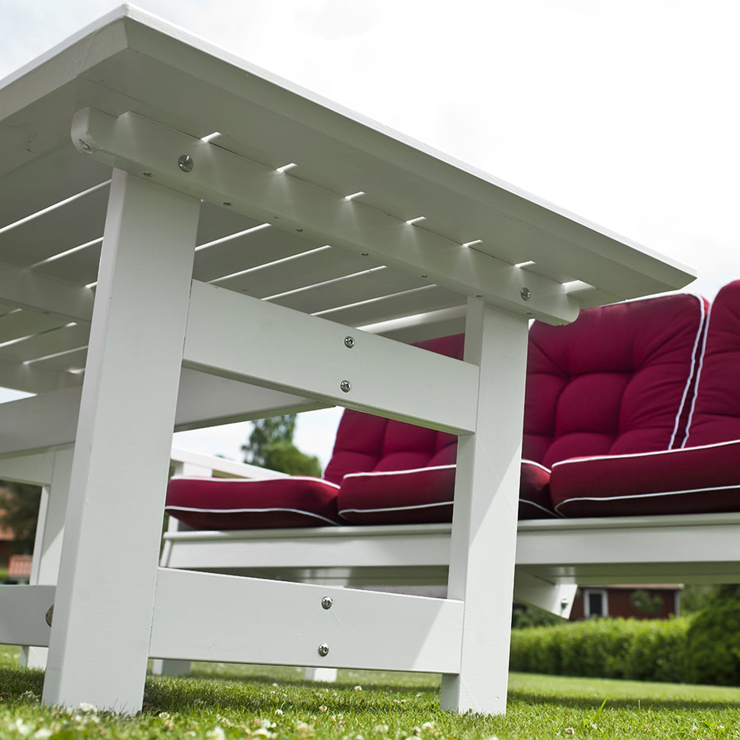 Herrgård Tisch 90X165X66 Cm Weiß Glasur 