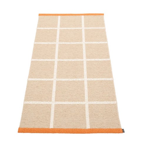 Gewebter Teppich Criss Beige 70x150 cm