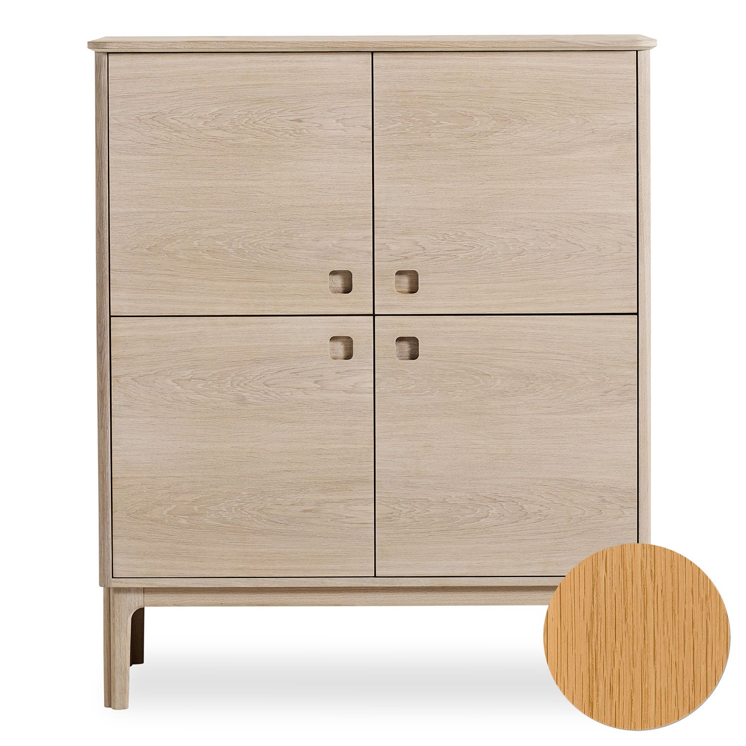 Sm302 High Sideboard Eiche Naturöl