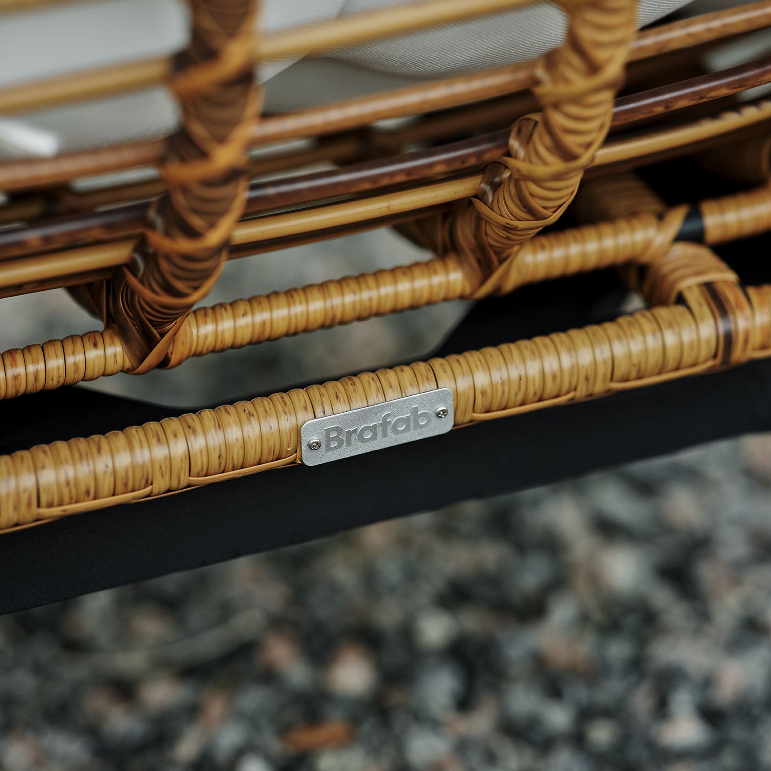 Covelo Lounge-Sessel natur/weiß