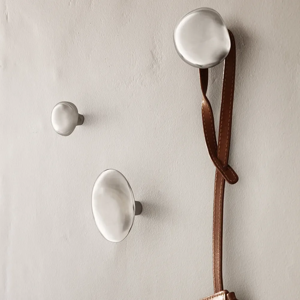 Chanterelle Haken - Brushed Stainless Steel