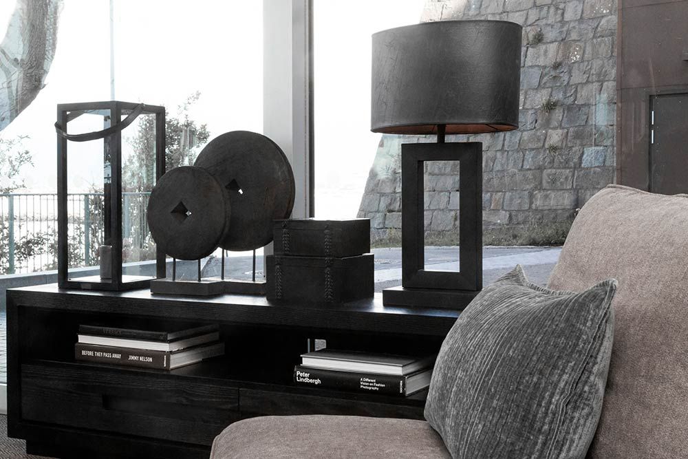 Hunter Media Bank 180 cm Schwarz